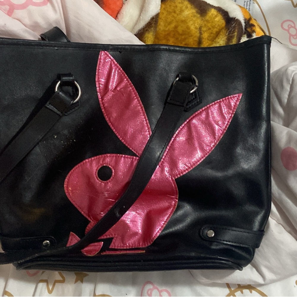 Playboy tote bag vintage pink black I do not ship